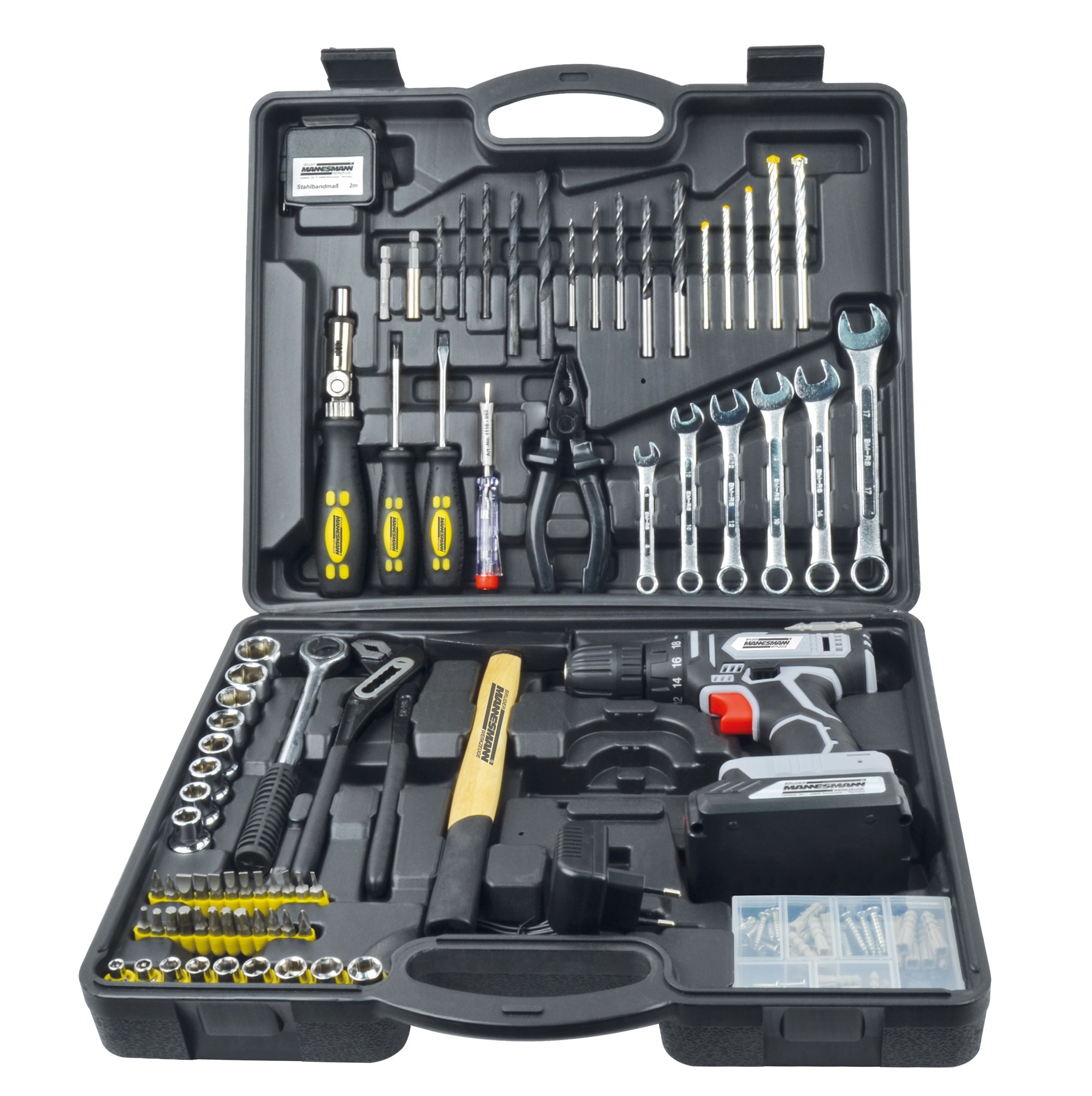Akku-Bohrschrauber-Set 20 V, 75 teilig